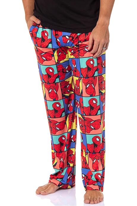 Fleece Mens Marvel Lounge Pants Marvel Spider Man Mens Marvel