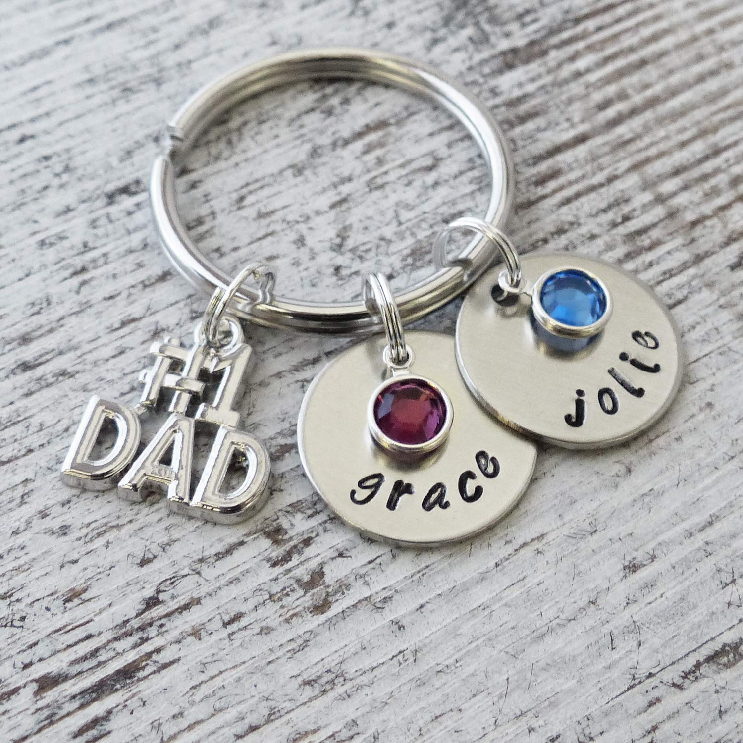 personalized keychains for father's day
