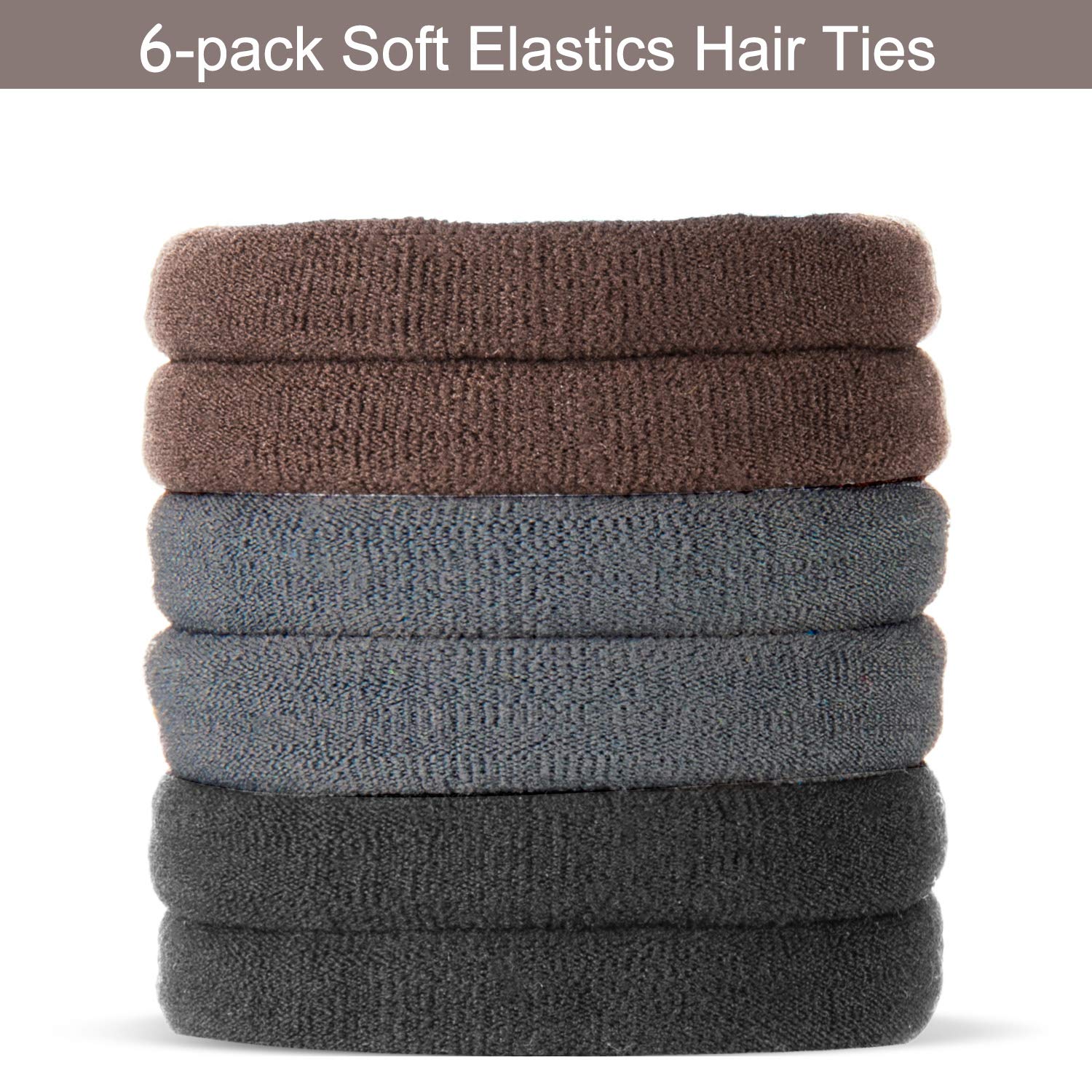 Hair Bun Maker Kit, YaFex Donut Bun Maker 4 Pieces(1 Large, 2 Medium and 1 Small), 5 Pieces Elastic Hair Ties, 20 Pieces Hair Bobby Pins, Brown: Beauty