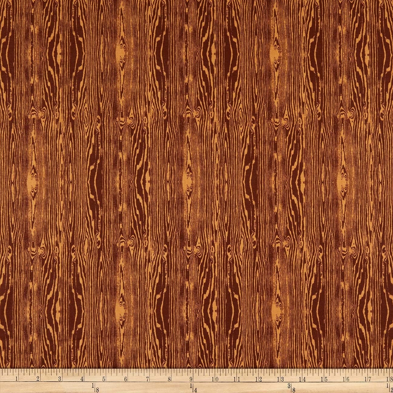 FreeSpirit Fabrics Bark Aviary 2 Woodgrain Brown Fabric by The Yard