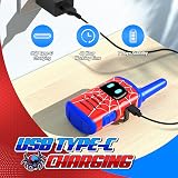 Toyokid Spider Rechargeable Walkie Talkies for Kids Ages 3-12 Outdoor Fun Gift view 6