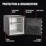 SentrySafe Fireproof Waterproof Steel Home Safe with Dial Lock 34.8L SFW123DSB view 3