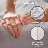 Tutti Bambini CoZee Crib Fitted Sheets 2 Pack Grey Cloud 100% Cotton view 5