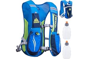 Azarxis Running Vest 5L 5.5L Hydration Pack Water Backpack Lightweight Breathable Race Marathon Trail Cycling Gear