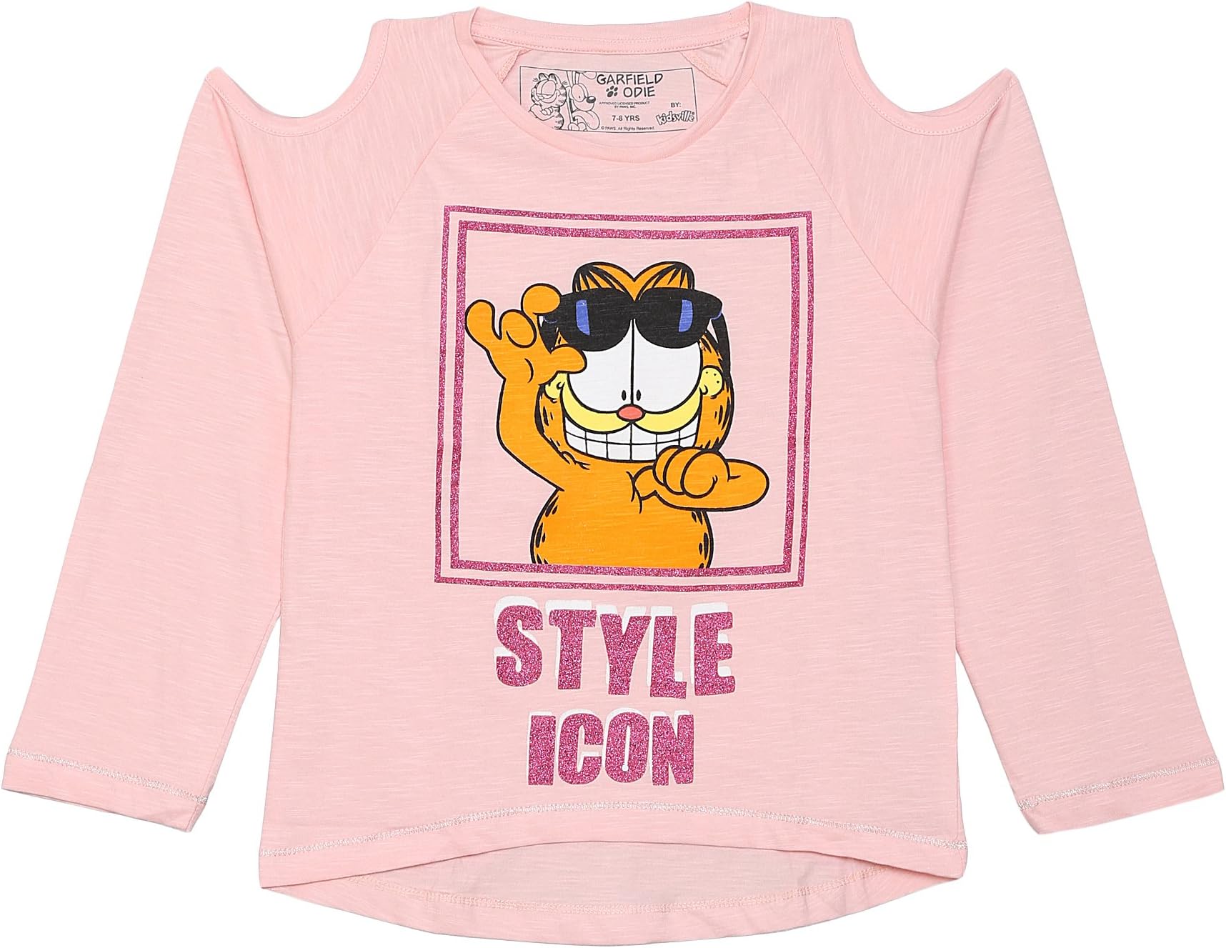 Garfield By Kidsville Girl's Long Sleeve Top