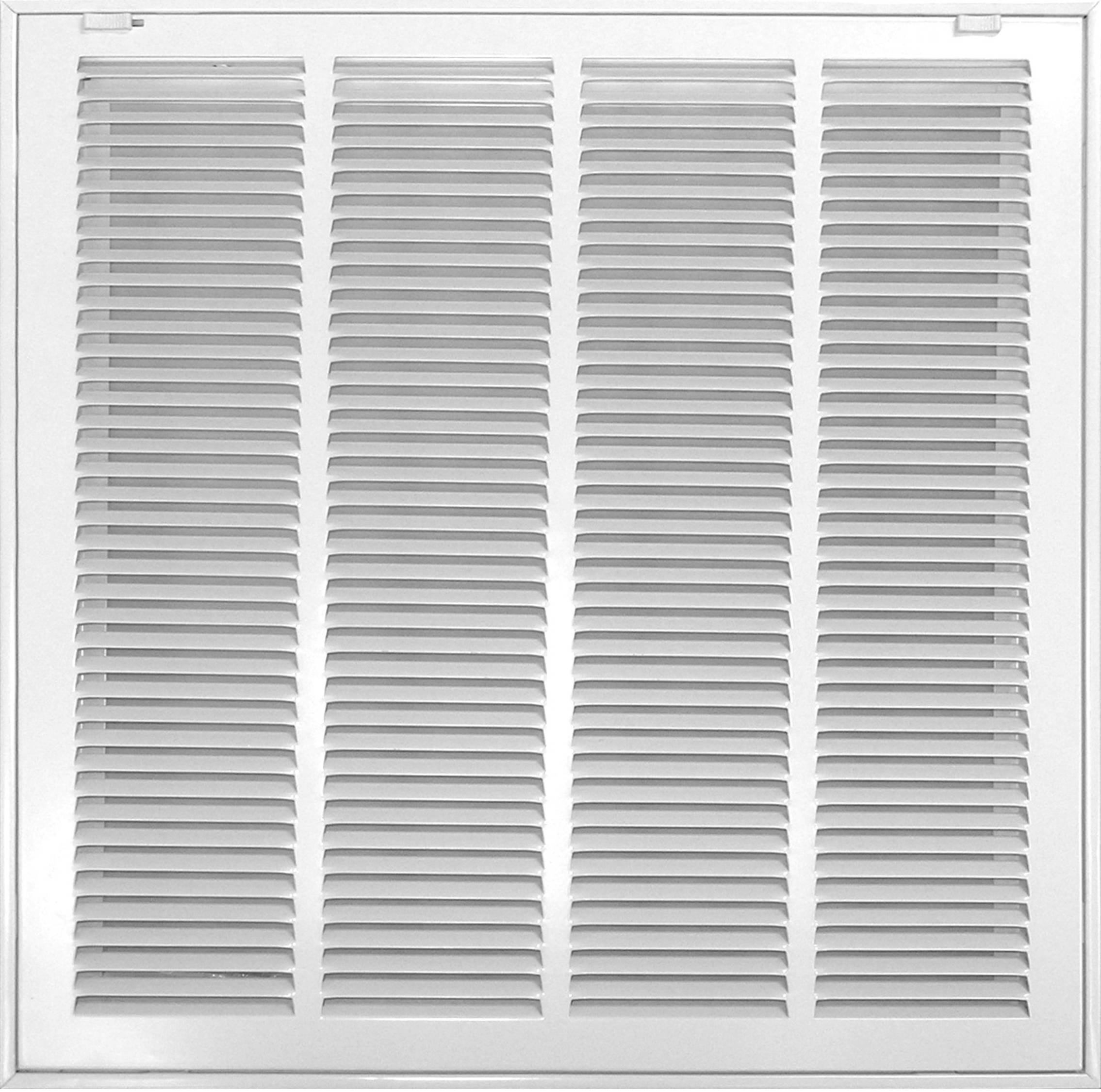 Accord ABRFWH2020 Return Filter Grille with 1/2-Inch Fin Louvered, 20-Inch x 20-Inch(Duct Opening Measurements), White