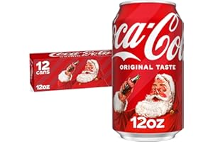 Coca-Cola Fridge Pack Soda Soft Drink, 12 fl oz Cans, 12 Pack - Classic Cola Soda Cans