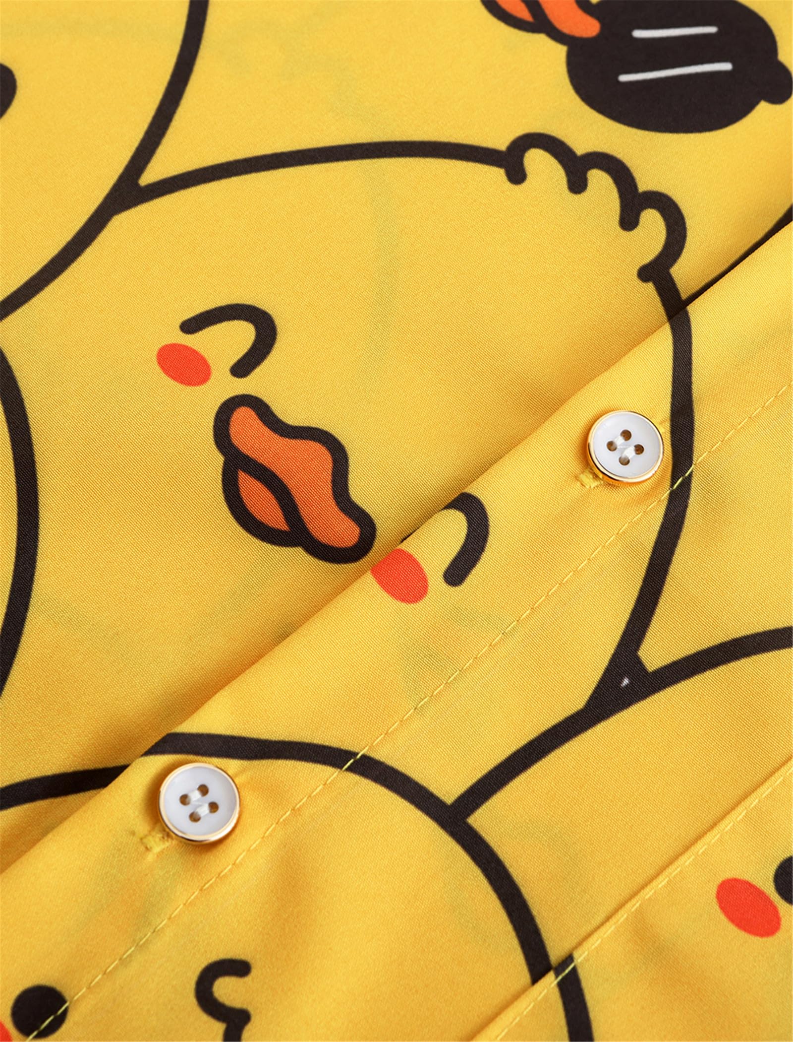 KYKU Rubber Duck Apparel Hawaiian Button Up Shirts