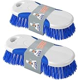 MR.SIGA Multi Purpose Heavy Duty Scrub Brush - Pack of 2 | Strong bristles with effective scrubbing power, ideal for kitchen, bathroom, shower and everyday household cleaning.