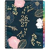 Planner 2026-2027 - Academic Planner 2026-2027, Weekly and Monthly Planner, July 2026 - June 2027, Calendar Planner, 8'' x 10", Colorful Monthly Tabs, Twin-wire Binding, Back Pocket, Holiday