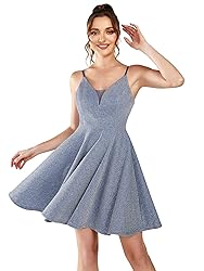Ever-Pretty Women's Summer Dresses Glitter V Neck