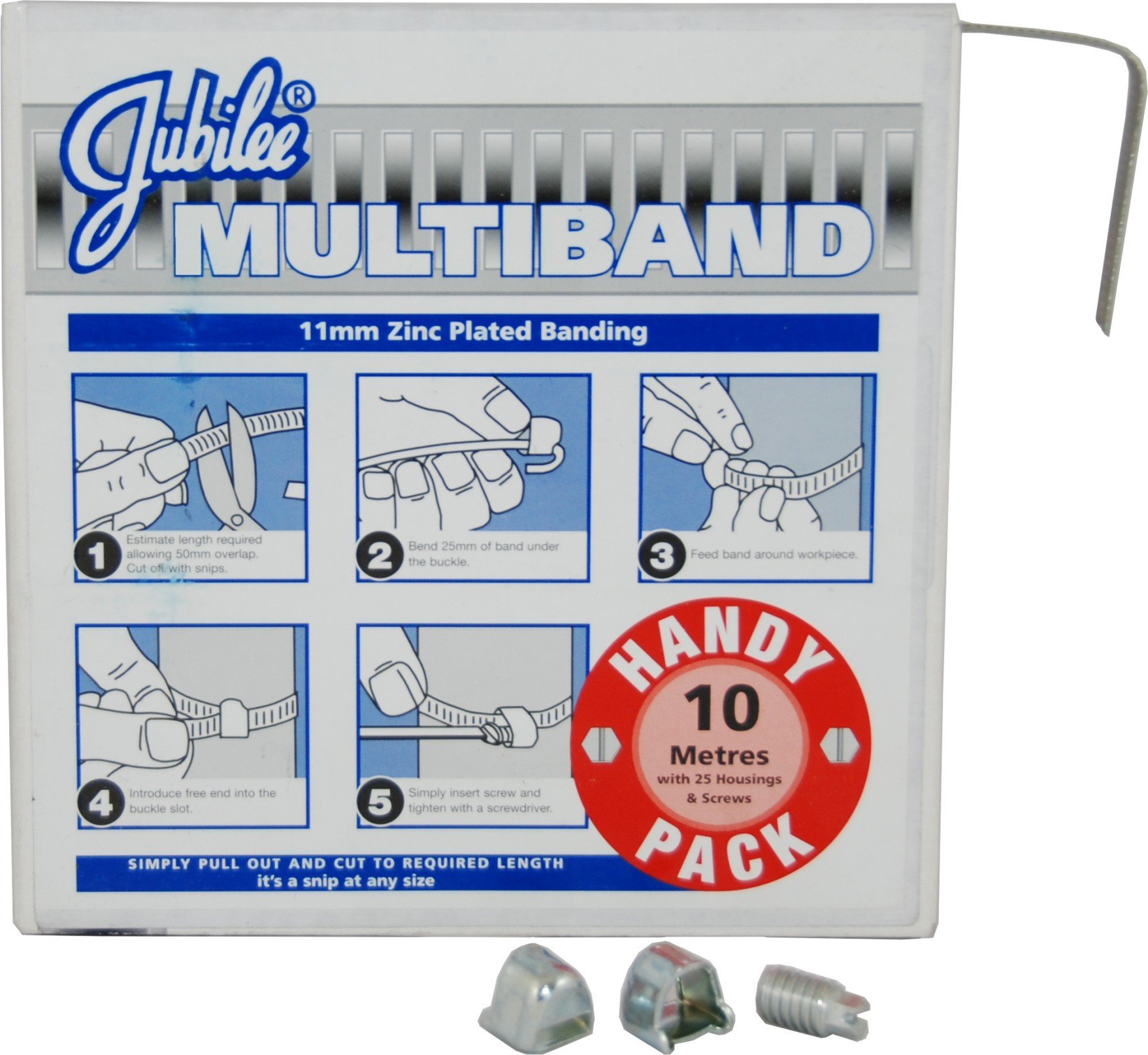 TIMCO Jubilee Multiband Banding Handy Pack - 10m - 11mm