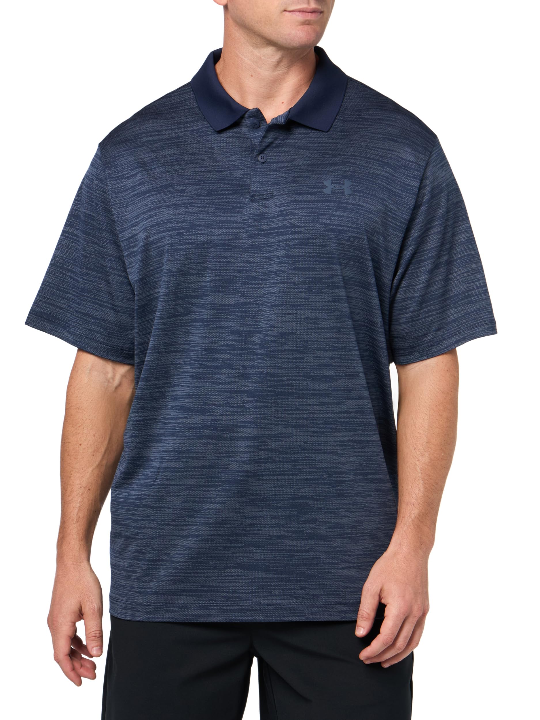 Under Armour Men’s Performance 3.0 Polo, (412) Midnight Navy / / Downpour Gray, Small