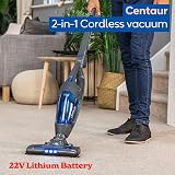 Russell Hobbs Centaur Cordless 2 in 1 Vacuum 800W 60min Run Time Grey/Blue view 3