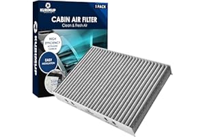 KURIMUP CF11854 Premium Cabin Air Filter with Activated Carbon,Fit for Nissan Rogue (2014-2020)/Rogue Sport (2017-2022)/Qashqai (2017-2022), All Trims