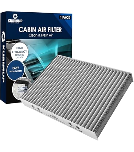 Forccord Paquete De 2 Filtros De Aire De Motor Para ROGUE ( 2014-2020), ROGUE Sport (2017-2022), Qashqai (2017-2021) Reemplazo Del Filtro De Aire 165464BA1A, XA10423, CA11858 Accesorios De Coche
