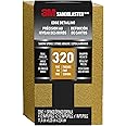 3M SandBlaster Dual Angle Bare Surfaces Sanding Sponge, 320 Grit, For Wet Or Dry Use, Professional-Grade Foam Keeps Its Shape For Lasting Use, Premium Mineral Grits For Effective Hand Sanding (9566)