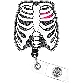 Plifal Badge Reel Holder Retractable with ID Clip for Nurse Nursing Name Tag Card Xray Radiology Technician Nursing Student Doctor RN LVN Medical Assistant Work Office Alligator Clip Badge Accessories