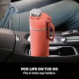 Ninja Thirsti 530 ml Water Bottle Leak-Proof Triple Insulated Coral view 7