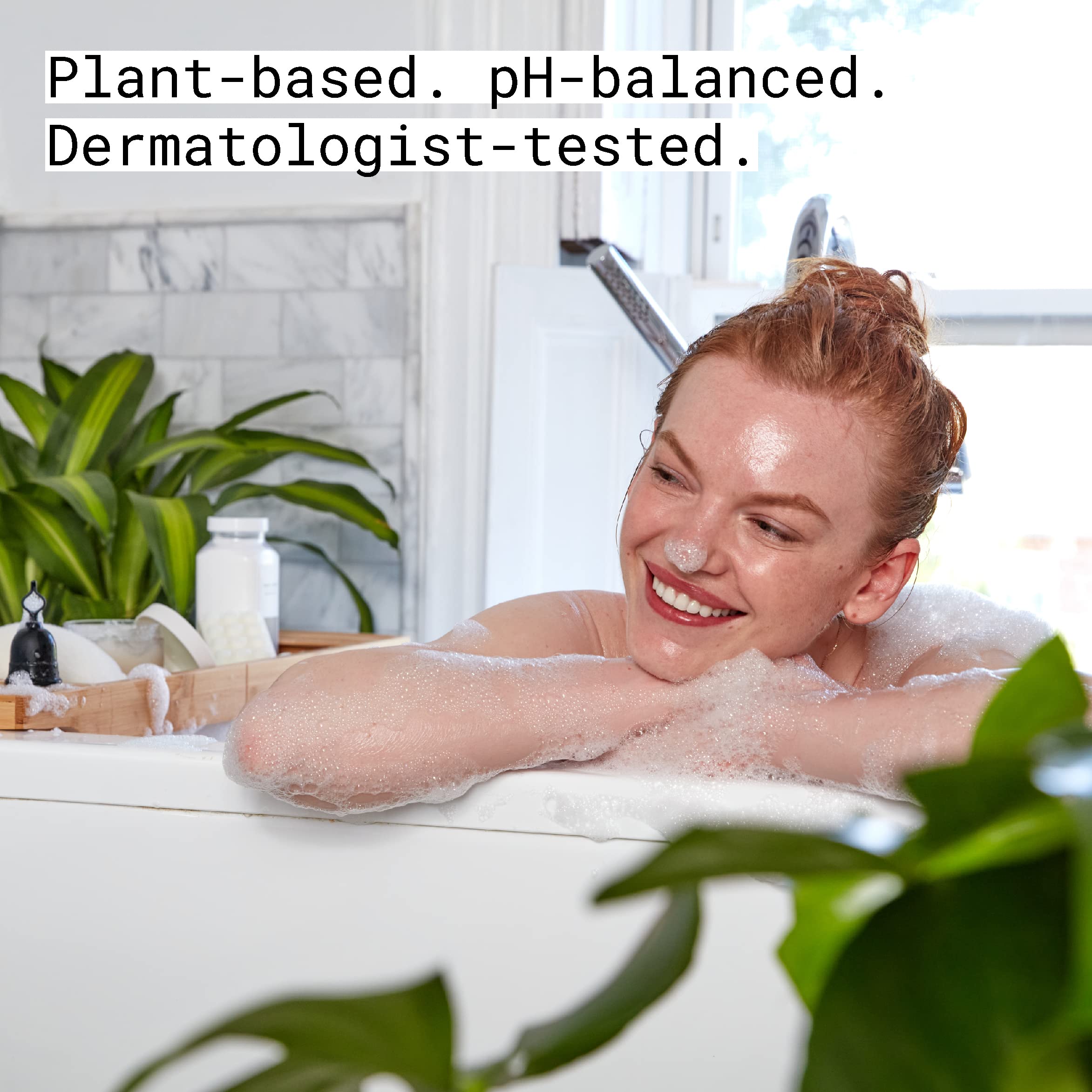 FLEX Foaming Cleanser – Plant-Based and pH-Balanced Feminine Wash for Silicone Period Cups, Discs and Your Body (3.4 oz.)