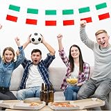 YAAVAAW Italy Oly 2024 Flags Banner 10m 30 Flags Indoor Outdoor Decor view 3