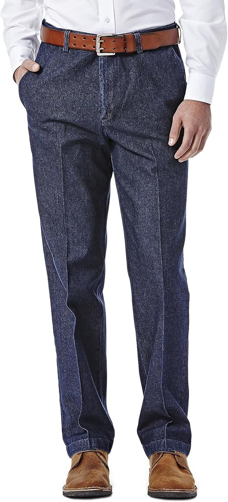 haggar denim slacks
