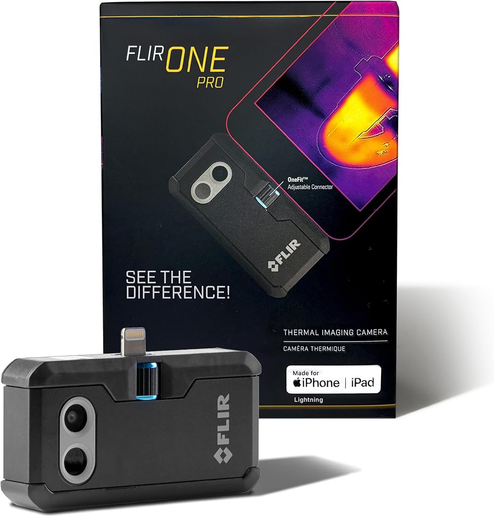 Flir One Pro Thermal Imager for iPhone 14 and older Lightning