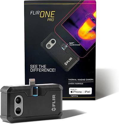 Flir One Pro Thermal Imager for iPhone 14 and older Lightning