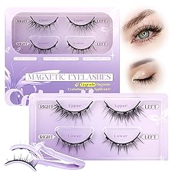 calphdiar Magnetic Eyelashes with Applicator Manga