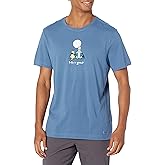 Life is Good Mens Jake and Rocket Moon Cotton Tee, Crewneck, Short Sleeve Graphic T-Shirt