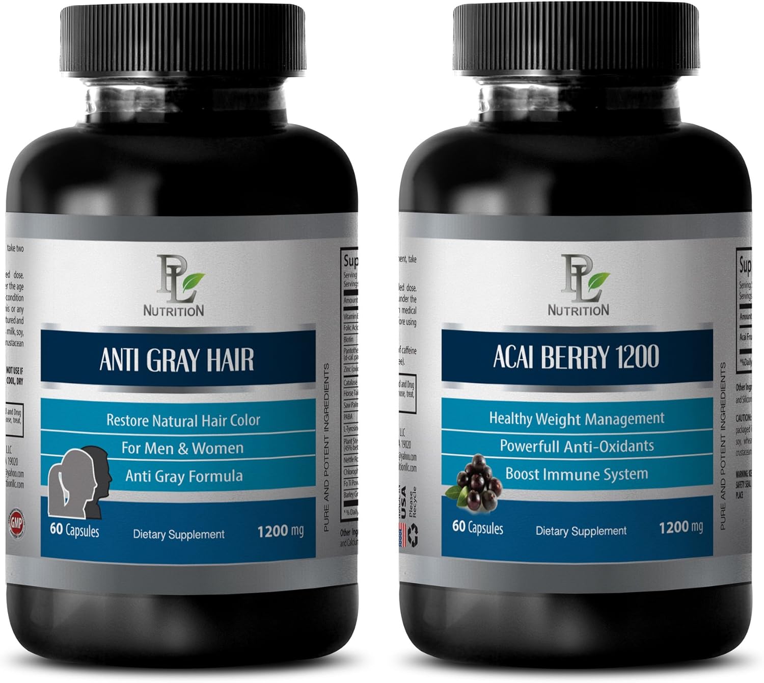 Weight Loss Protein Powder Anti Gray Hair ACAI Berry
