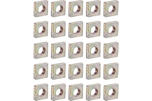 uxcell M4-0.7x2.2 Square Nuts, Carbon Steel Zinc Plated Coarse Thread Square Nuts Fasteners for Home Repairs and Professional