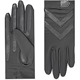 isotoner womens Water Repellent Touchscreen Spandex Shortie Gloves