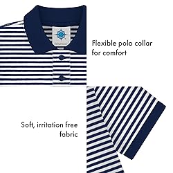Villanova University Wildcats Striped Polo Shirt by