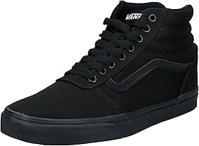 vans high tops black mens