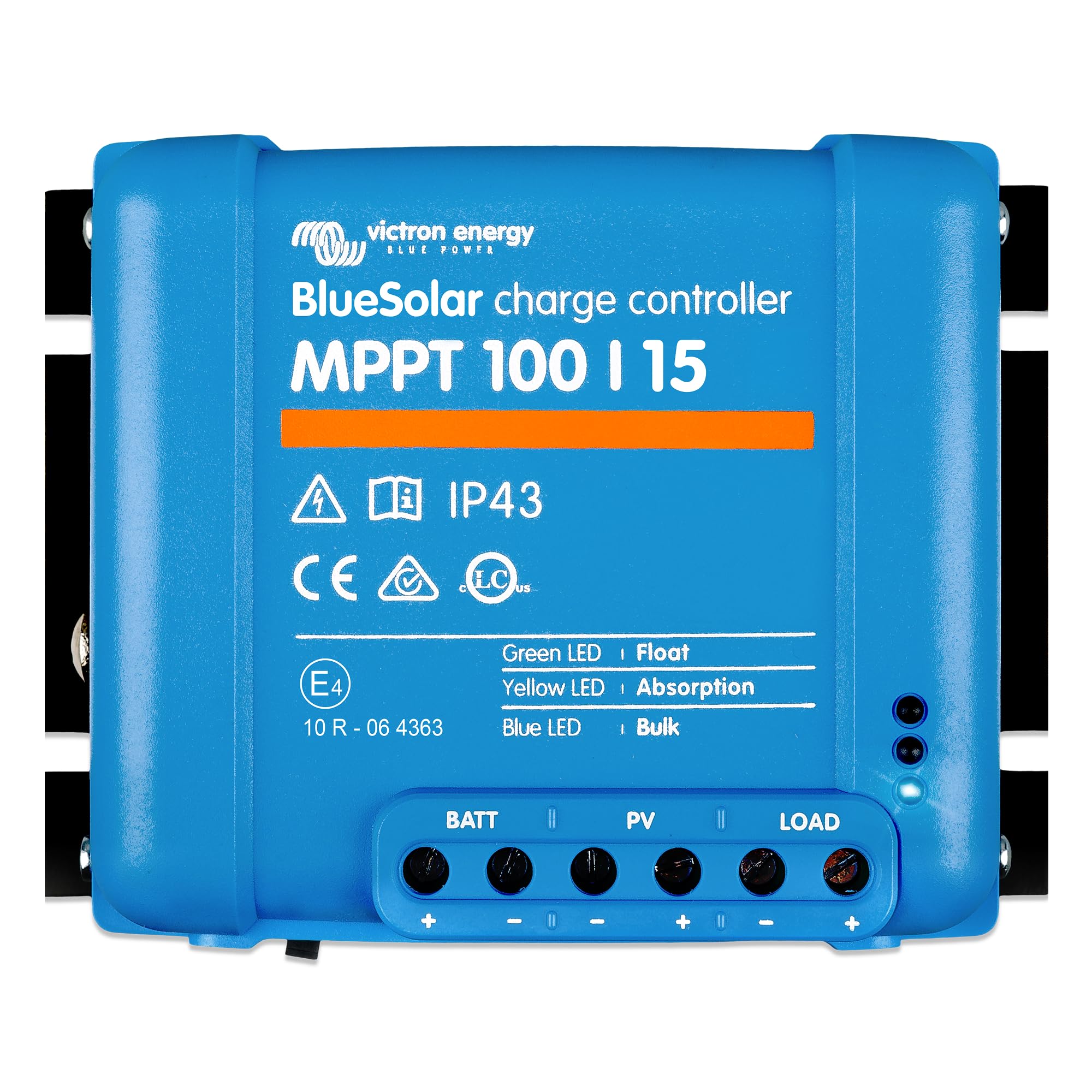 Victron Energy BlueSolar MPPT Solar Charge Controller - MPPT Charge Controller for Solar Panels - 100V 15 amp 12/24-Volt