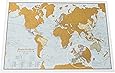 Decopatent® Carte Du Monde à Scratch XL Deluxe - Carte Du Monde à