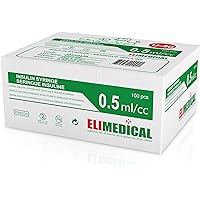 Elimedical Veterinary Syringe U-40 0.5ml 29g x ½” 100pcs/box 05V2913B