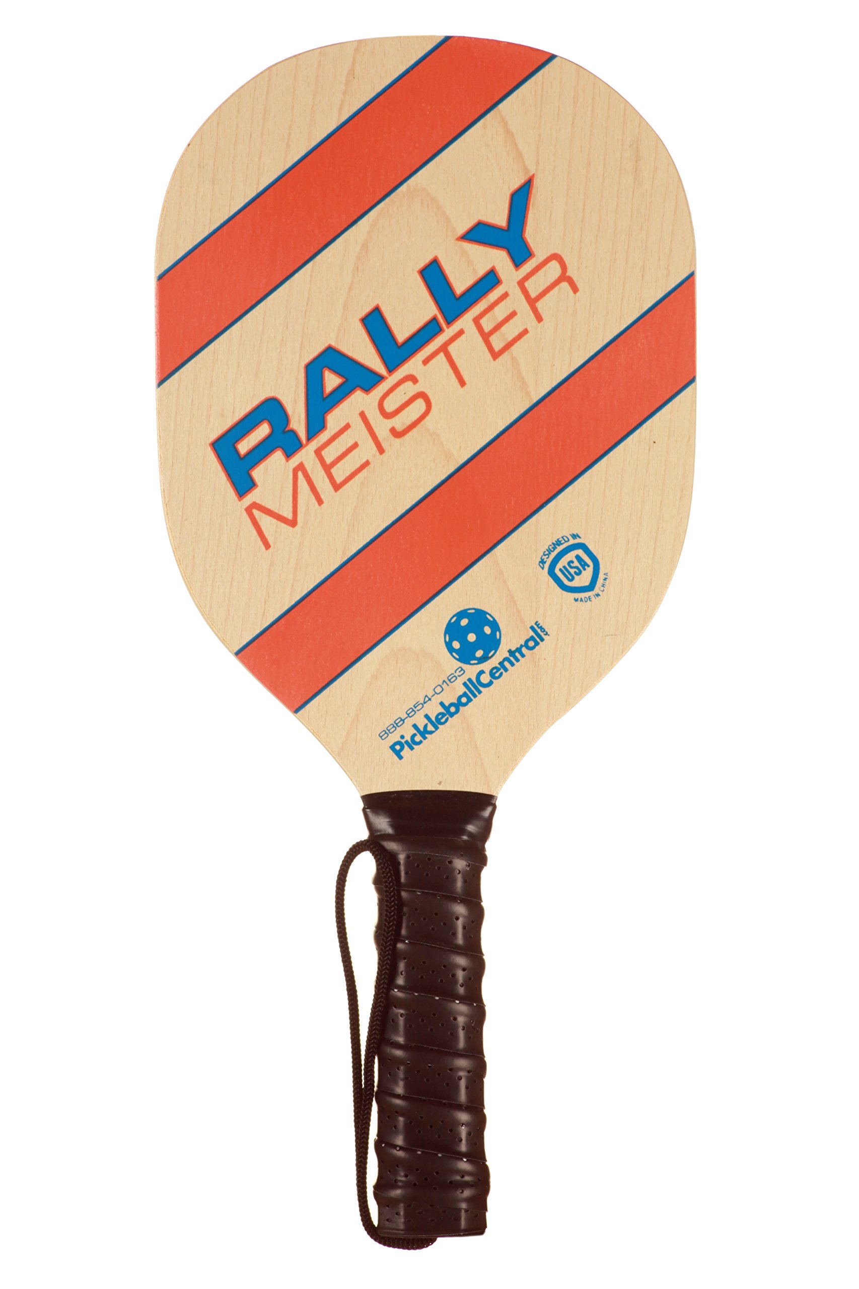 Rally Meister Wood Pickleball Paddle Deluxe Bundle 4 Paddles 6 Balls