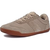 WHITIN Women's Wide Toe Box Barefoot Shoes | Fashion Suede Patchwork Design | Zero Drop Sole