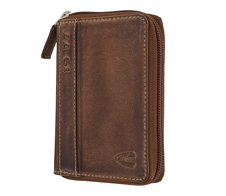 camel active Börse Hoch Mit Rv Münzbörse, 13 cm, Braun