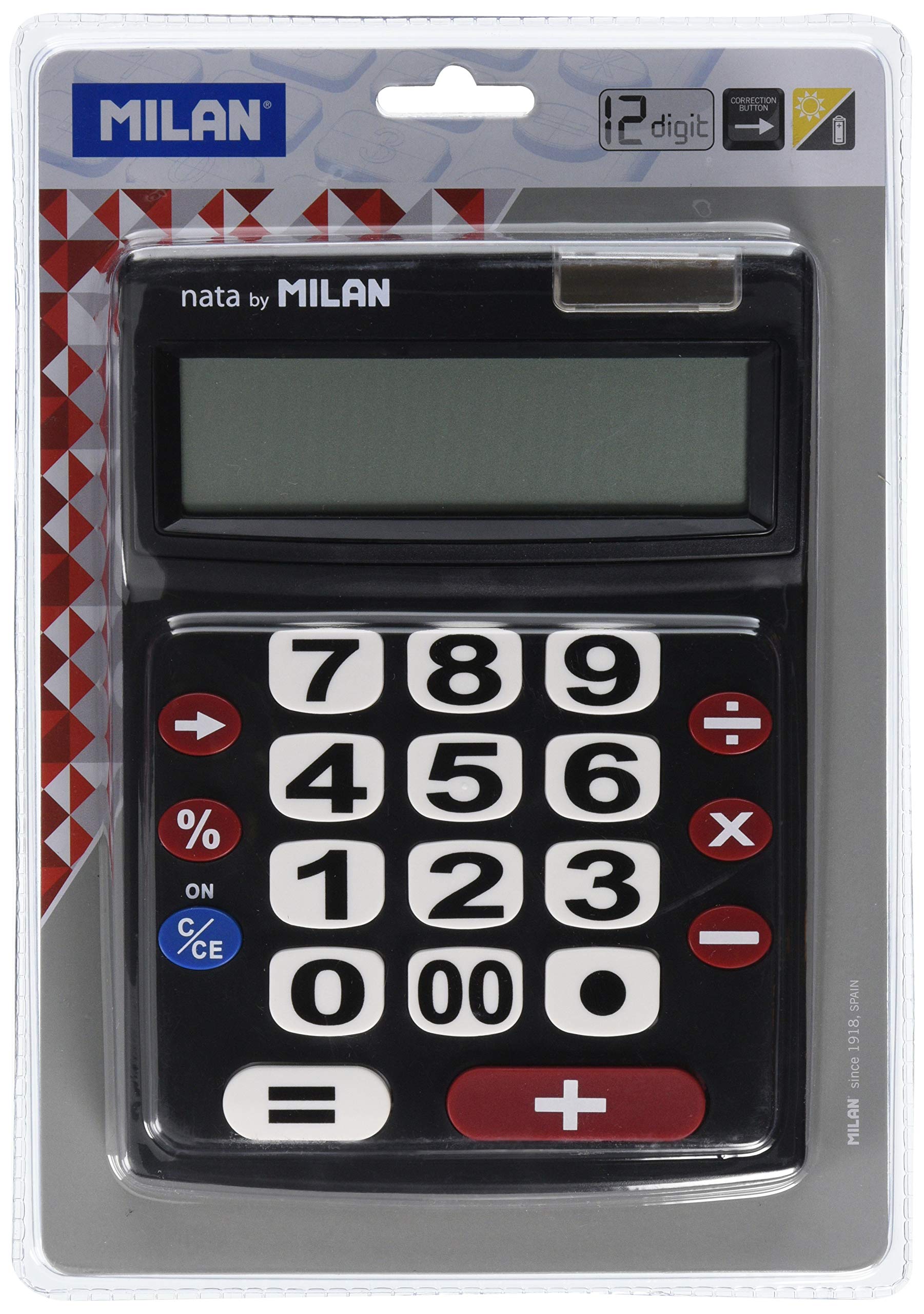 Blister calculadora 12 dígitos teclas Grandes
