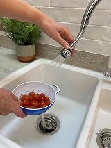 Siroflex Milady Dual Function Tap Aerator Shower Flow Chrome Hose Italian Made view 4