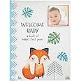 C.R. Gibson Forest Friends First 5 Years Gender Neutral Baby Memory Book, 8.75" W x 11.3" L with 48 Guided Pages, Multicolor