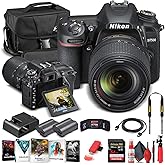 Nikon D7500 DSLR Camera with 18-140mm Lens (1582) + 64GB Memory Card + Case + Corel Photo Software + EN-EL 15 Battery + Card