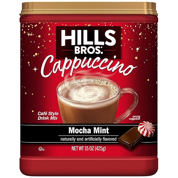 HILLS BROS. CAPPUCCINO MIX – RICH, FROTHY COFFEEHOUSE-TASTING...