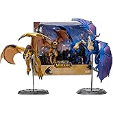 WORLD OF WARCRAFT McFarlane Toys Bronze Proto-Drake and Blue Highland Drake 2pk 1:12 Scale Posed Figures, Gold Label, Amazon 