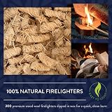 Eco Barn Natural Firelighters Box 300 Wood Wool For Log Burners Pizza Ovens view 2