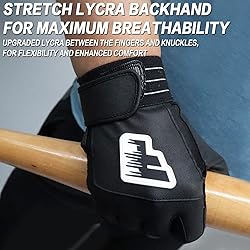 BRAMASOLE Youth Batting Gloves Boys Baseball