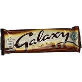 Galaxy, Smooth Milk Chocolate Bar Single 42g Bar (Pack of 24)